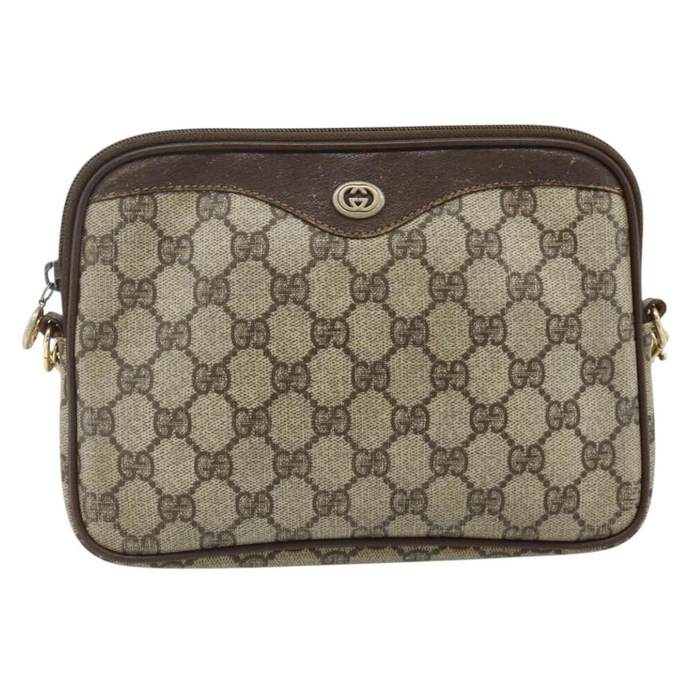 Gucci GG Supreme Shoulder Bag Beige